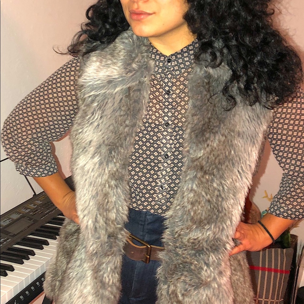 Fur Vest Coat *BOUGIE LOOKALIKE*